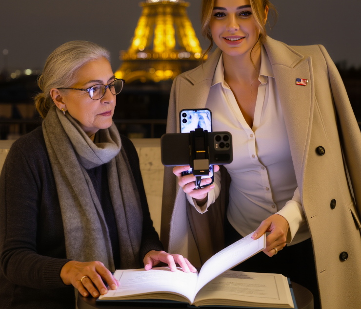 My family didn’t invite me to Christmas. They thought I was just a ‘spoiled’ daughter. They didn’t know I sold my tech company. So I took my grandma to Paris. Then, from a cafe with the Eiffel Tower in the distance, I live streamed, smiling and revealing the updated family will… and why their names aren’t in it anymore.