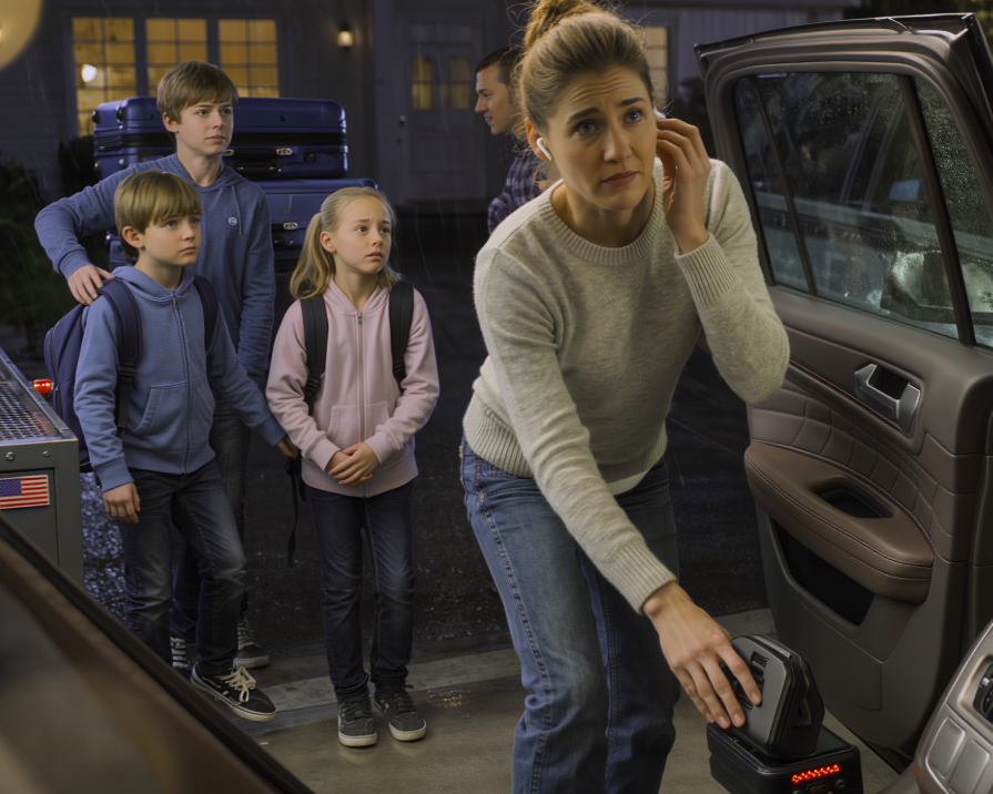 I hid the voice recorder under my husband’s driver’s seat because I felt something was wrong. I overheard a conversation I should never have heard. So, to avoid confronting him, I waited until he fell asleep, zipped up three backpacks, and left before dawn with my children.