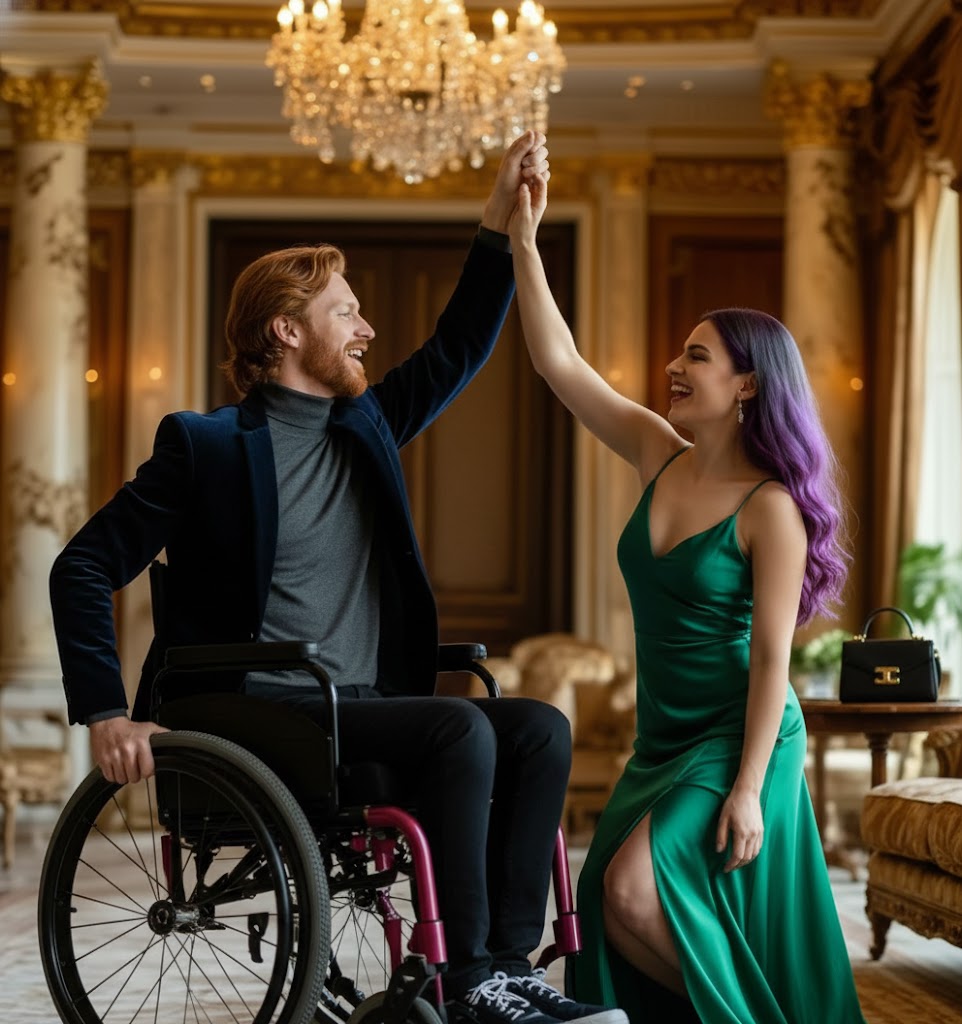 Un miliardario vide un tecnico ballare con il figlio inchiodato a un carretto a tre ruote, ma ciò che fece dopo stupì persino lui!