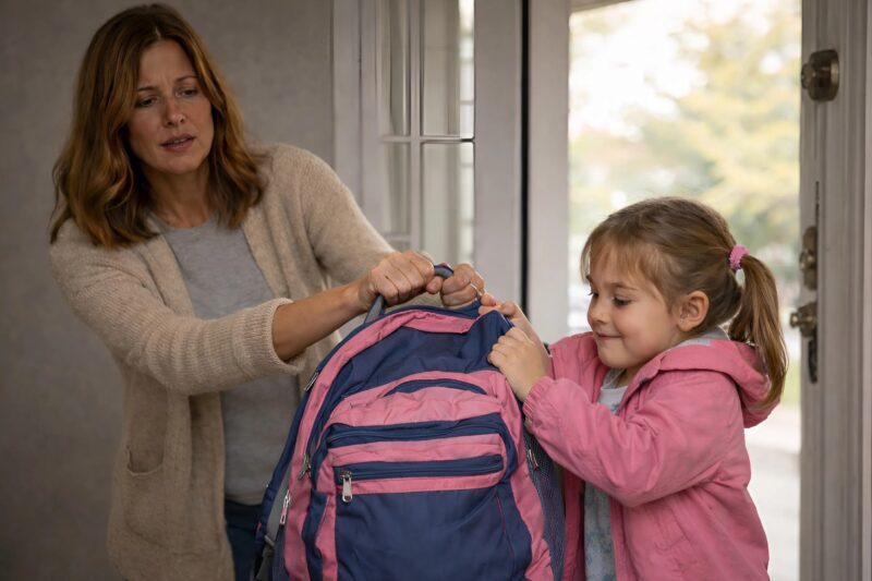 Meine Tochter hatte immer einen sehr schweren Rucksack für die Schule, aber ich habe schließlich den Grund verstanden, als ich ihren Busfahrer getroffen habe