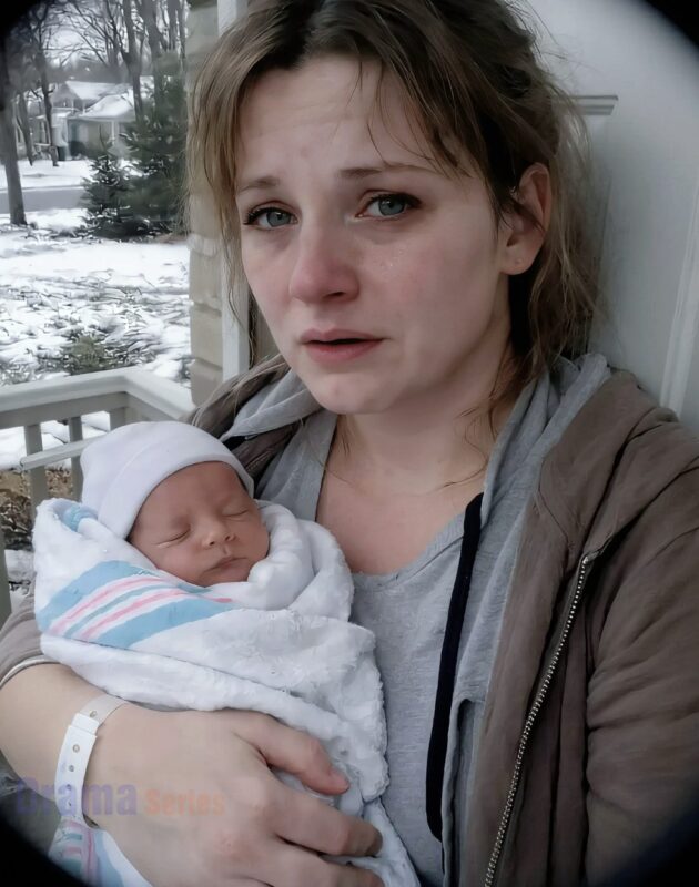 Mon mari m’a enfermée dehors avec notre nouveau-né – vingt heures plus tard, il me suppliait à la porte.