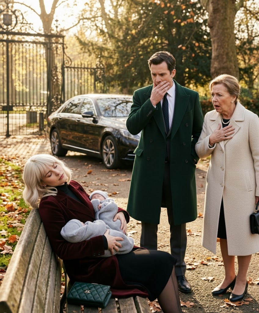 Il milionario portò sua madre a fare una passeggiata nel parco; ma quando vide la sua ex moglie addormentata su una panchina con tre neonati, rimase pietrificato.