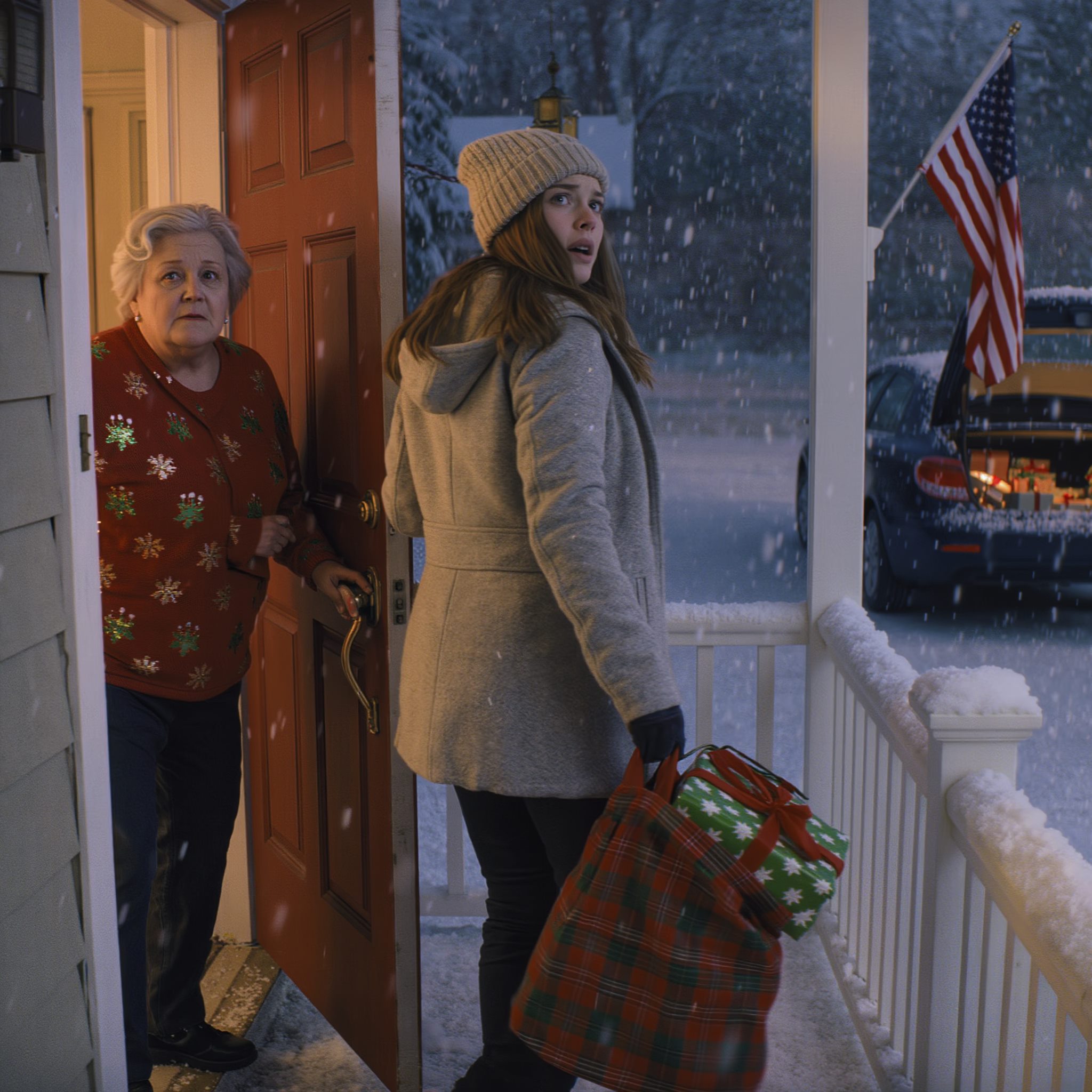 Home for Christmas, but my mom opened the door and said, ‘You’re not invited! This is just a family home.’ I turned away without a word.