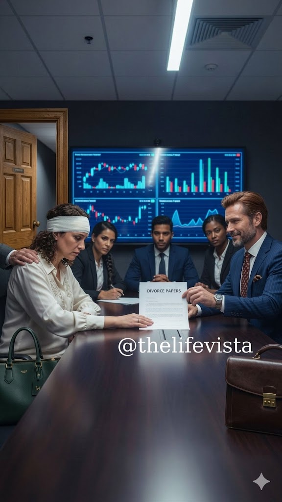 On their fifth anniversary, Charlotte Keading expects celebration—until her affluent husband, Preston, hands her divorce papers instead. He ridicules her “gardener” father and sends her away with nothing but a few bills, convinced she’s powerless. But the humiliation is short-lived. In a packed boardroom, the real truth explodes: her father isn’t a simple gardener—he’s the quiet force behind a global empire. And Charlotte? She’s not leaving in disgrace. She’s coming back—with the power to reclaim everything.