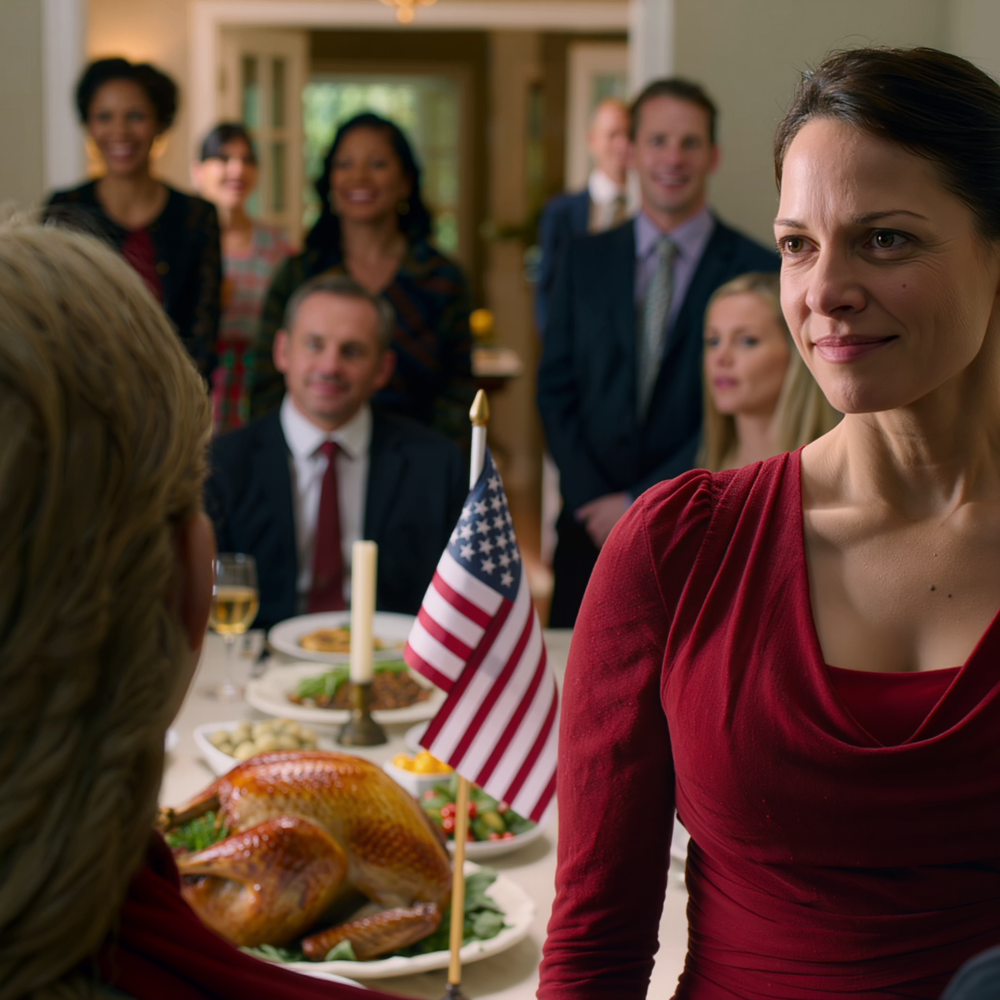 Thanksgiving, my sister sneered, “still answering phones?”—I just smiled, Stone Global was waiting…and my smile made Jessica freeze for a beat. The table smelled like turkey, festive napkins, the football game mixing with the clink of ice.