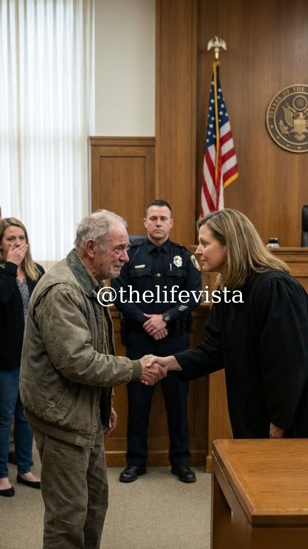 I never told my parents that I’d become a federal judge after they cut me out of their lives ten years ago. Just before Christmas, they suddenly reached out, claiming they wanted to “reconnect.” When I arrived, my mother casually pointed toward the icy garden shed. “We don’t need him anymore,” my father sneered. “The old burden is out back—take him with you.” I sprinted to the shed and found my grandfather trembling alone in the darkness. They had sold his house and stolen everything he owned. That was the moment I drew the line. I pulled out my badge, made a single call, and said calmly, “Execute the arrest warrants.”