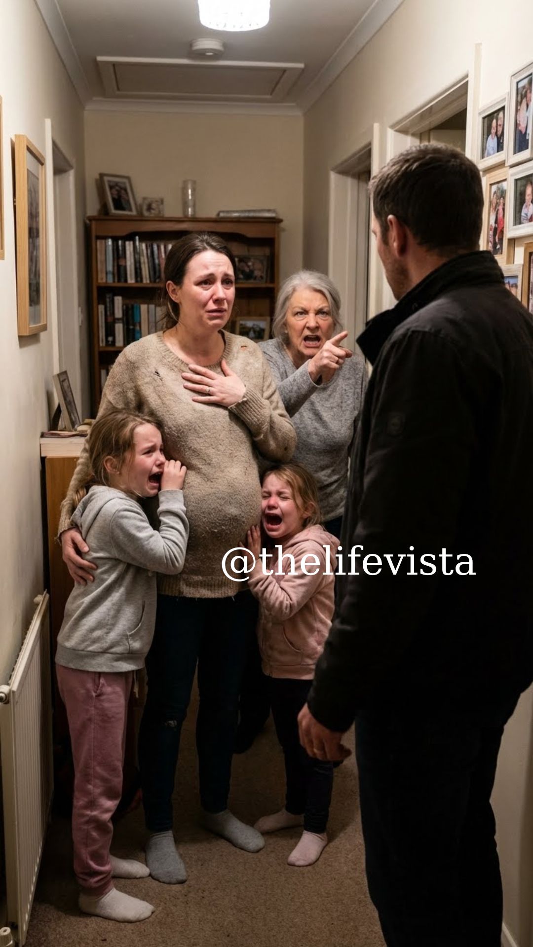 He Expected a Normal Day at Home — Until He Opened the Door and Found His Pregnant Wife Shaking, His Daughters Screaming, and a Family Secret Finally Exposed