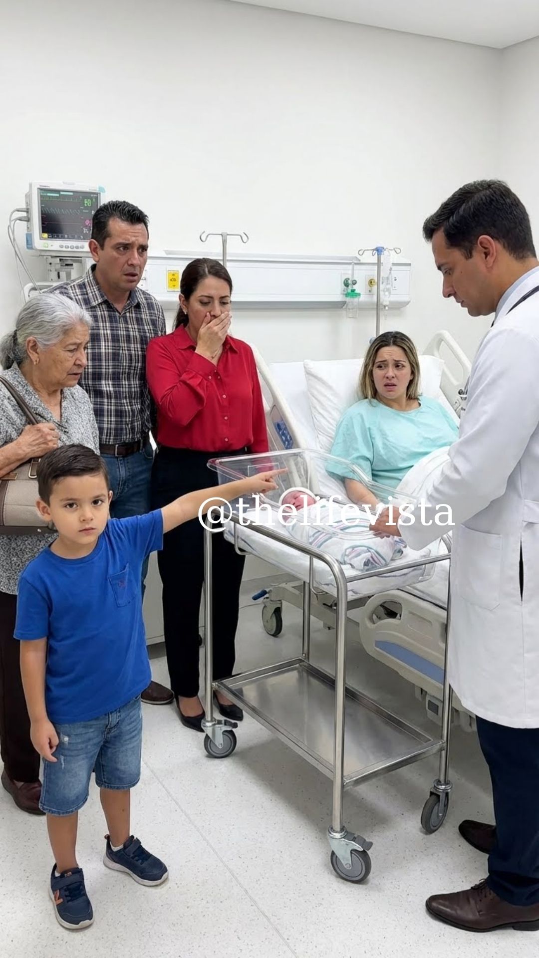 When the hospital told me my newborn had “passed away,” my mother-in-law leaned close and whispered, “God spared this world from your bloodline.” My sister-in-law nodded in agreement. My husband didn’t say a word—he simply turned his back on me. Then my eight-year-old son pointed at the nurse’s cart and asked innocently, “Mom… should I give the doctor what Grandma hid in my baby brother’s milk?” The room went completely silent. No one dared to breathe.