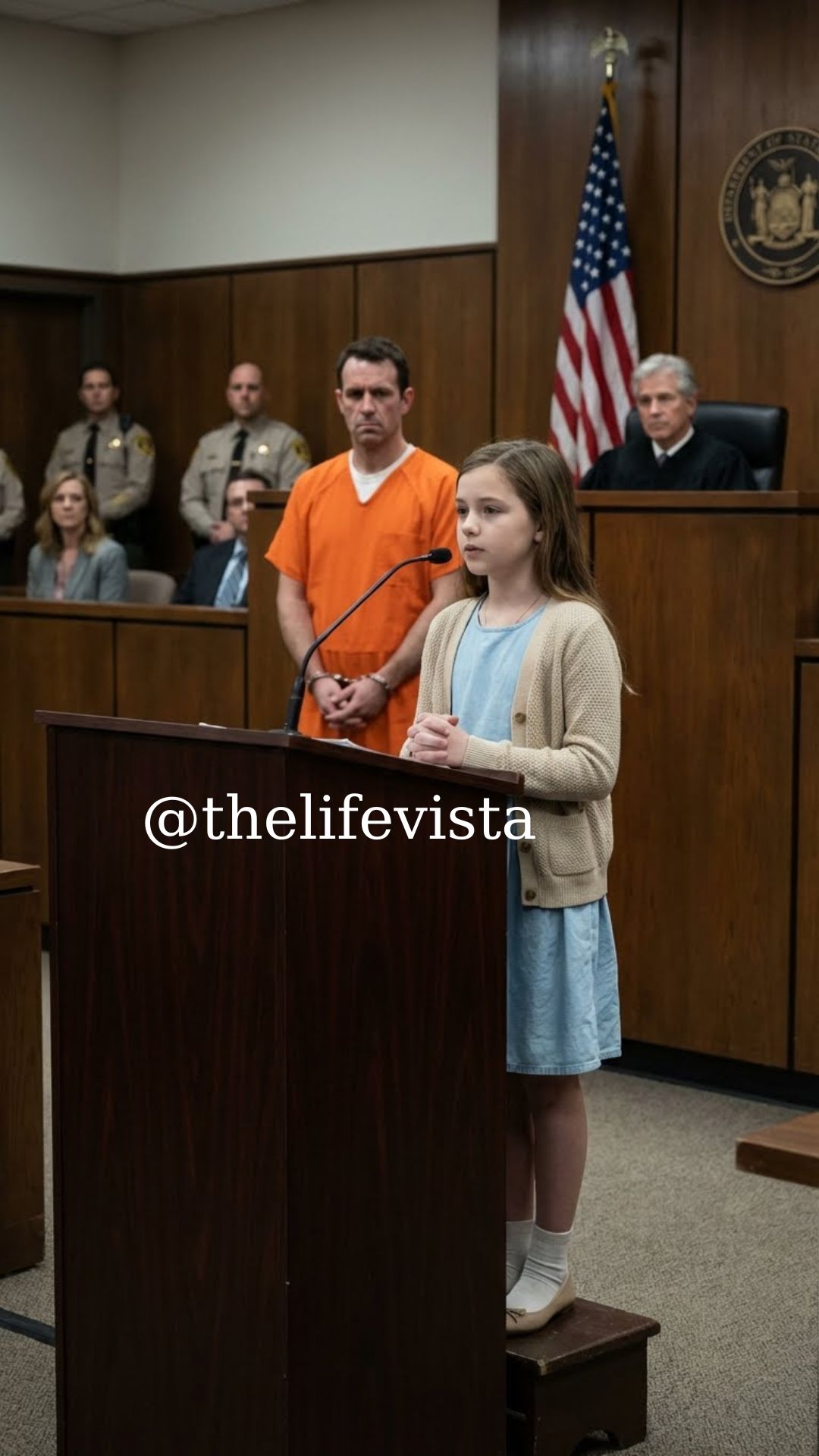The courtroom burst into laughter as a ten-year-old girl stood alone, begging the judge to free her father. No one took her seriously—until she calmly spoke a name from the judge’s past that silenced the room and changed the trial forever.