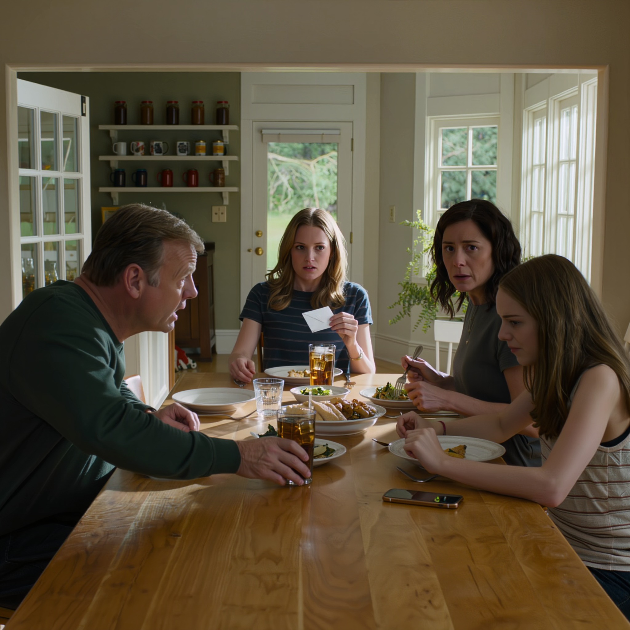 At Sunday Lunch, I Asked Casually, “Did You Pick Up My Prescription? The Doctor Said It’s Urgent.” My Dad Said, “Oh… We Used That Money To Buy Your Sister’s New Phone. She Needed It For School.” I Stared At Them. “Right. Then I Guess You Didn’t Read The Warning Label The Pharmacist Sent?” My Mom Whispered, “Warning?” WHAT I SAID NEXT? THEIR FACES WENT WHITE.