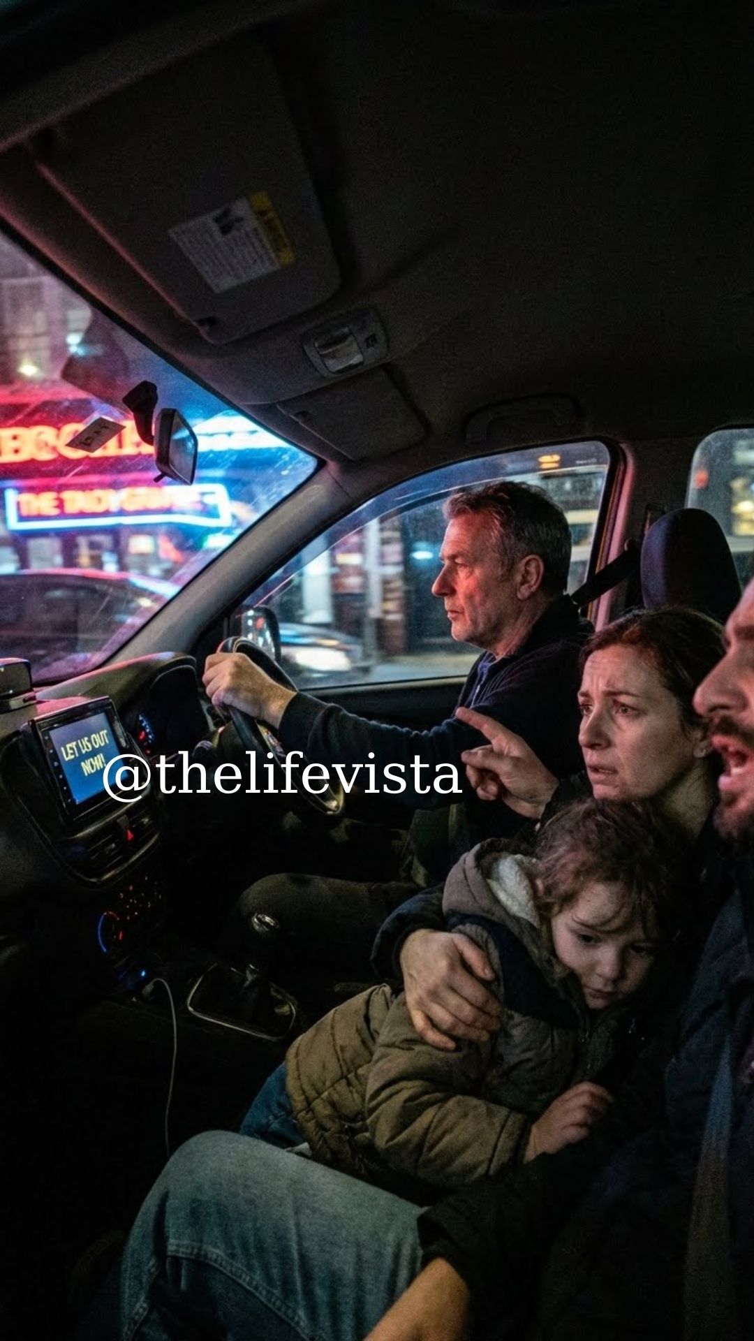 My family was riding in a taxi when my husband suddenly said, “We’re getting out. Now.” “Why?” I asked. His face went pale. “Don’t you recognize the driver?” In the back seat, my four-year-old son whispered, his voice shaking, “Daddy… I’m scared.” When my husband finally shouted, “Pull over and let us out—now!” the driver’s response stunned every one of us.