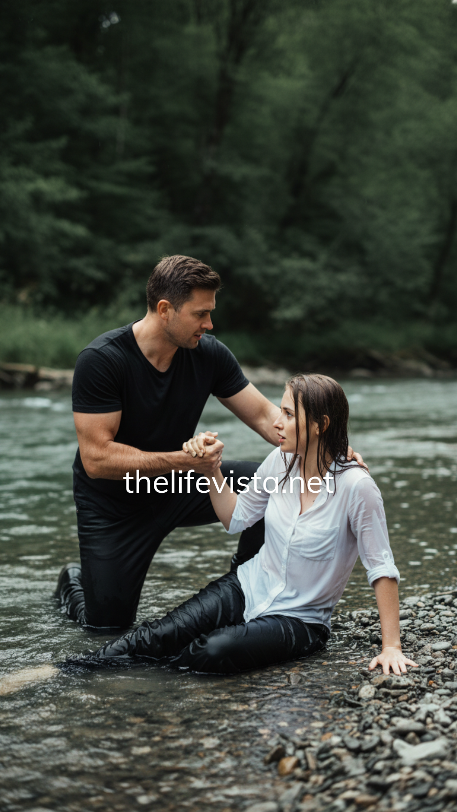 CEO Asked, “Will You Stay if I Undress?”—After a Single Dad Pulled Her From the River and Saved Her Life