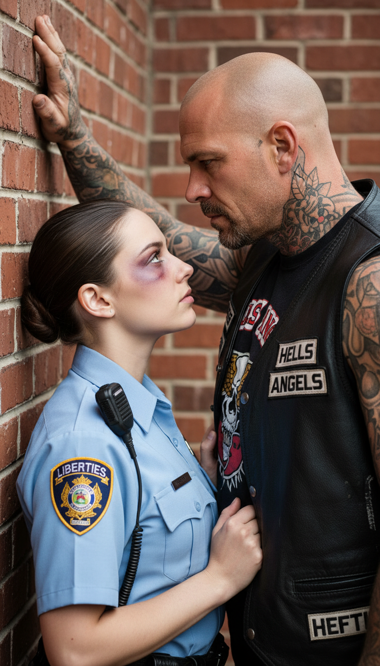 “A Hell’s Angel Found a Dying Female Cop in the Rain—What Happened When 50 Bikers Surrounded the Scene Shocked an Entire City”