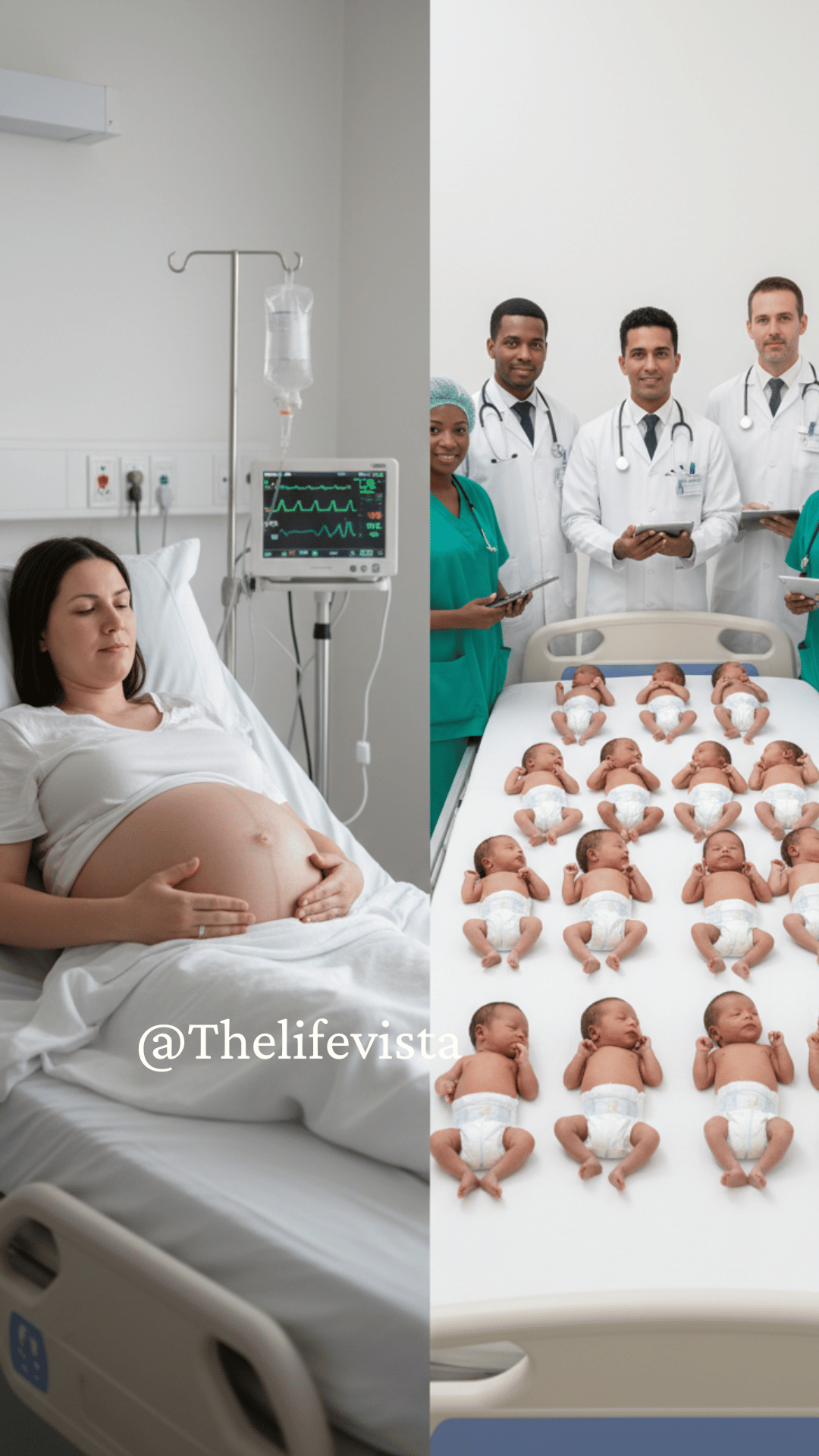 A mother gave birth to 10 babies—until doctors realized one of them wasn’t actually a baby, triggering an unbelievable shock…