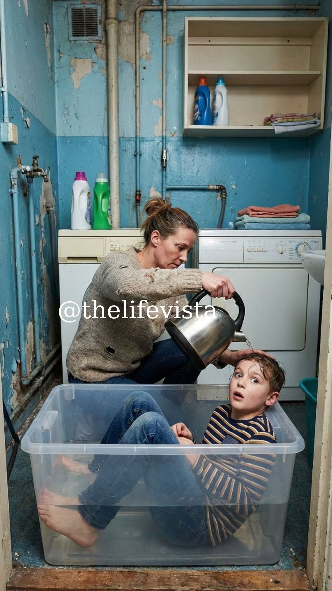 Stories Every morning at exactly 4:44 a.m., my mother forced me into a narrow box and poured water over my face for three relentless minutes. She called it “preparation”—a safeguard against the curse she swore haunted our bloodline. I believed her… until her twenty-fifth birthday. That night, she began clawing at her own arms, screaming that needles were pushing up beneath her skin.