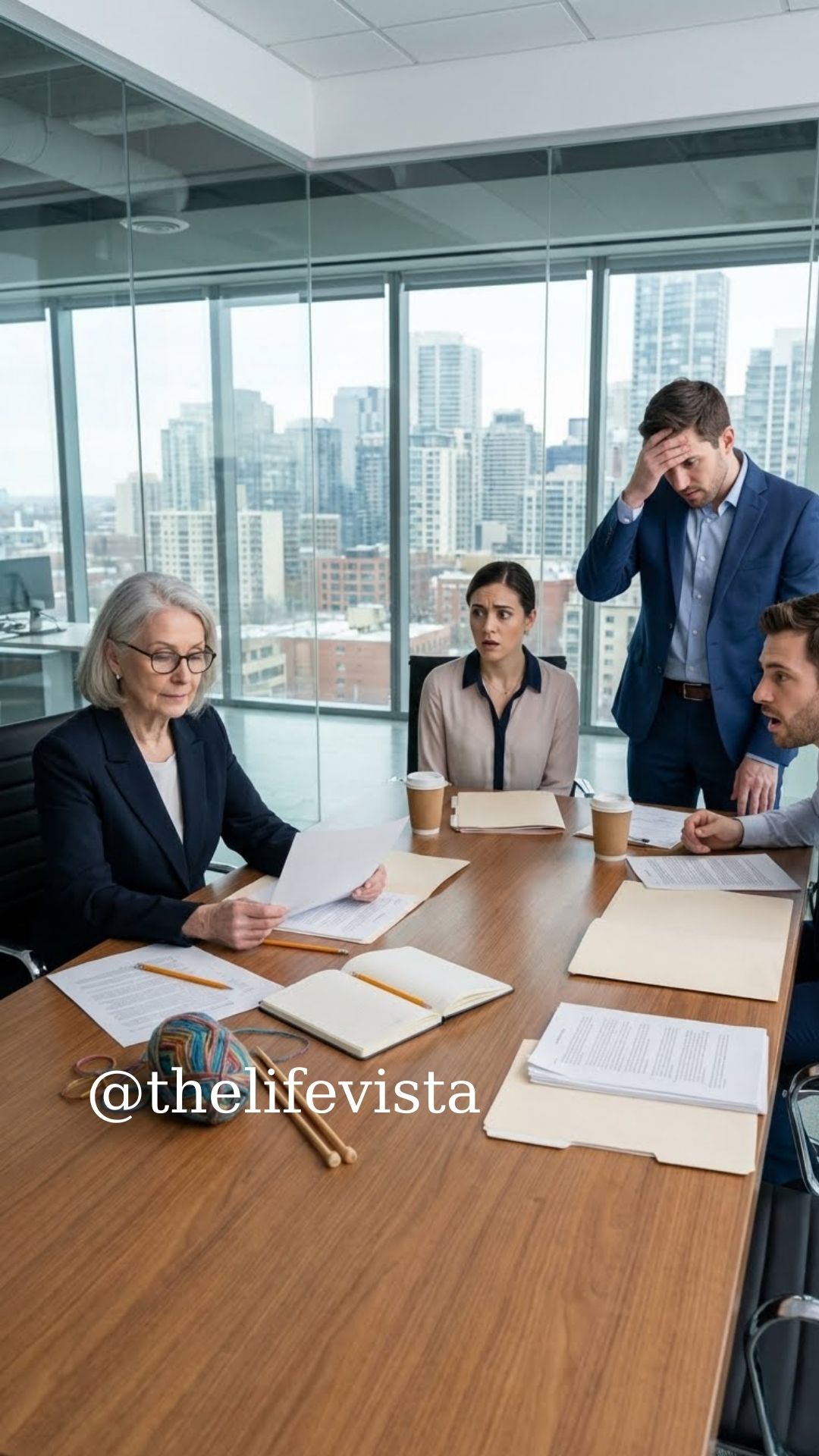 At My Husband’s Will Reading, My Children Treated Me Like a Senile Widow — They Didn’t Know Every Stitch I Knit Was Counting Down to the Truth