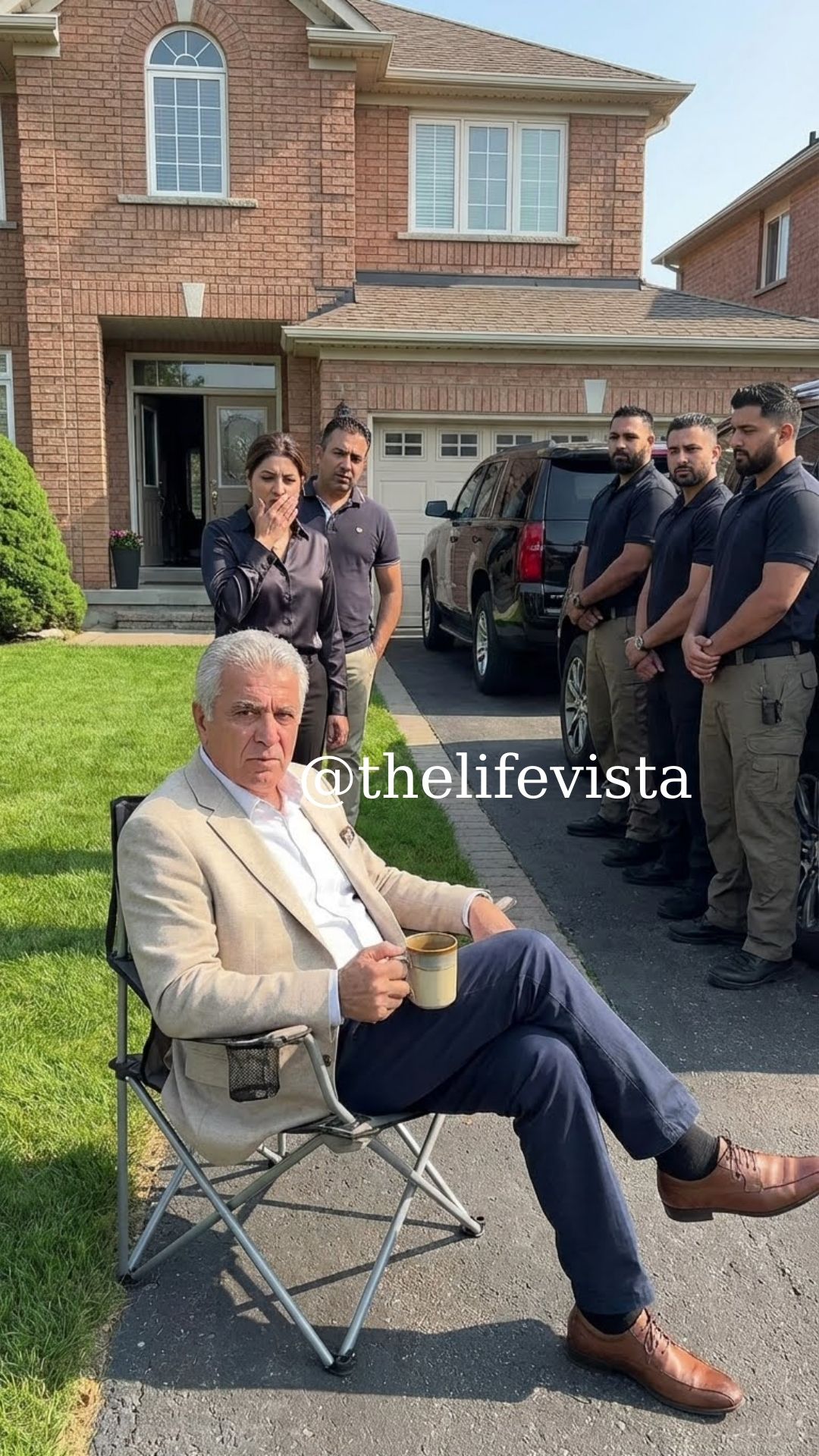 My daughter-in-law laughed and said to my son, “If your dad wants to act ancient, let him sleep in the garage.” They both chuckled—thinking I hadn’t heard a word. They’d forgotten who I used to be. By sunrise, three black SUVs were parked outside the house. My coffee was still warm when they finally realized something was very wrong.