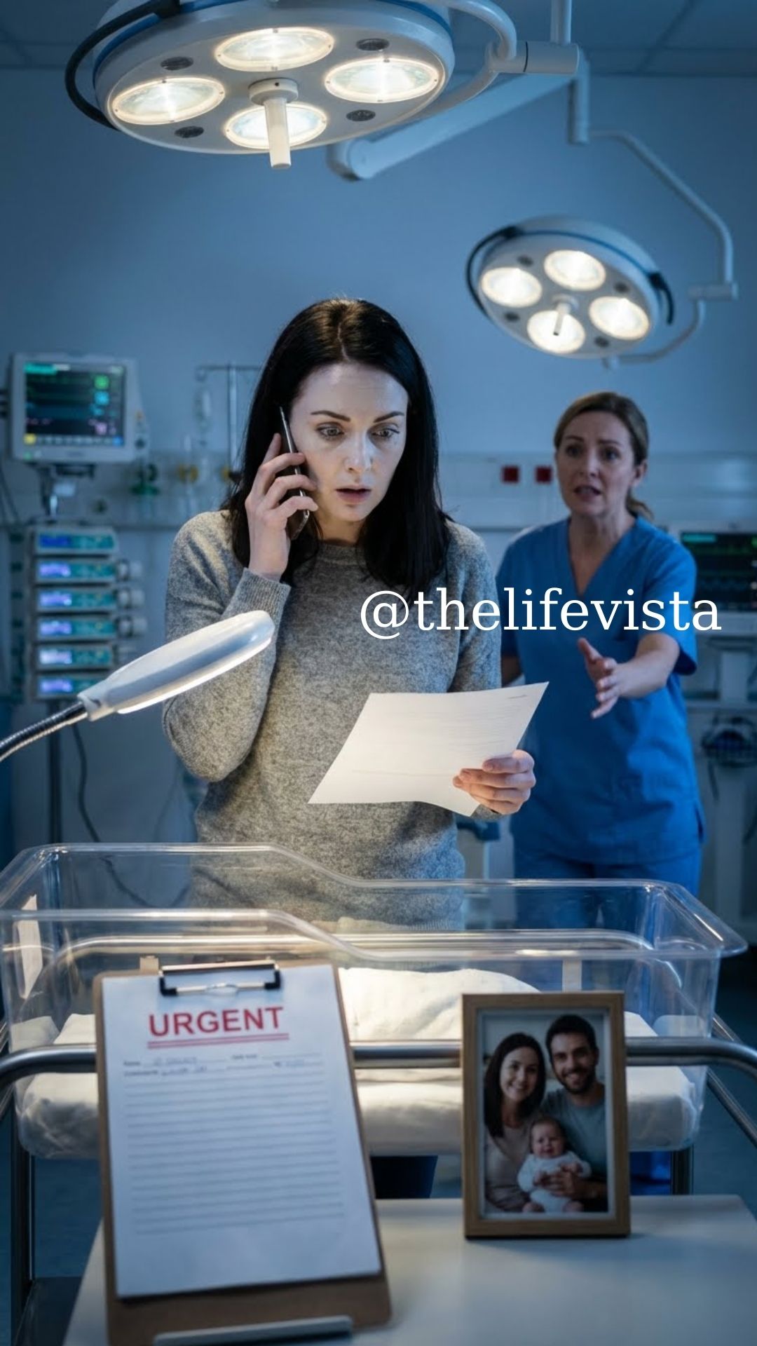 “Please come pick up your baby right away,” the hospital said when they called me at midnight. “That’s impossible,” I replied. “I don’t have a baby—I’m not even married.” The nurse’s voice shook. “But your name is clearly listed in our records. Please… you need to come now.” Panicked, I rushed to the hospital. When they opened the door to the room and ushered me inside, what I saw made my entire body tremble with fear.