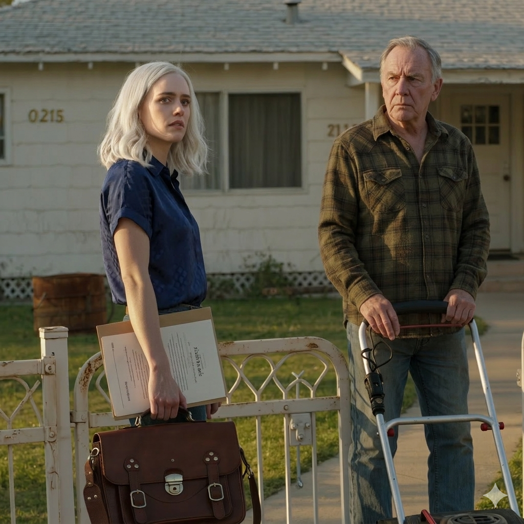 At Seventeen, My Father Burned Everything I Owned Because He Said College Was Disobedience—Six Years Later, a Courthouse Auctioneer Slid Me the Paper That Put His House in My Name, and I Drove Back to the Same Lawn He Once Protected More Carefully Than He Protected Me