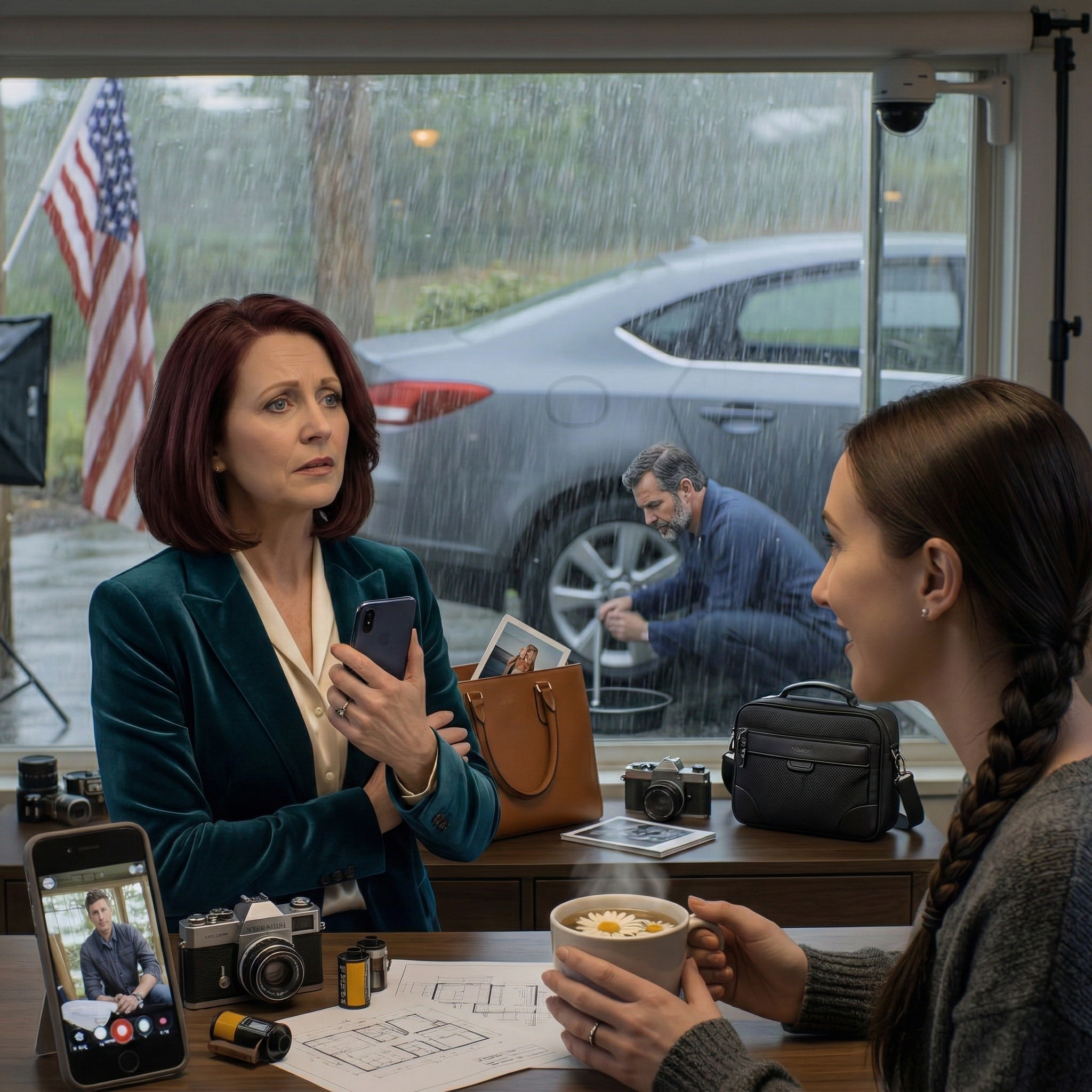 I Forgot to Mention the Cameras Were Back On—So My Daughter Forgot to Act. Thursday in October, Portland was doing its usual thing—gray sky, wet sidewalks, that steady drizzle that makes a house feel louder when it’s too quiet.
