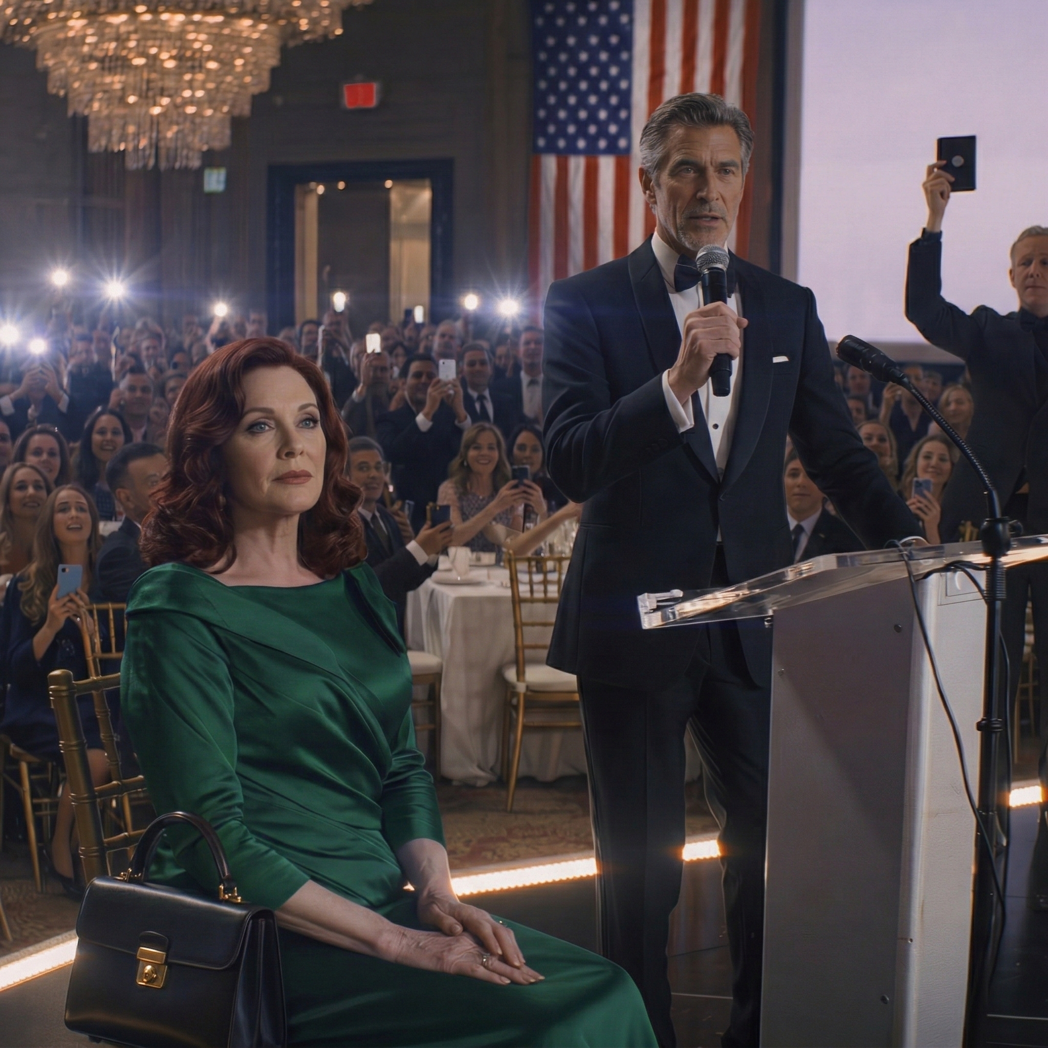 My son auctioned me off for $2 at his charity gala—“Who wants my boring mom?” he cracked into the microphone, and three hundred people laughed like it was part of the program. I sat under hot stage lights in a blue gown I didn’t choose, smiling the way mothers do when they’re trying not to break.