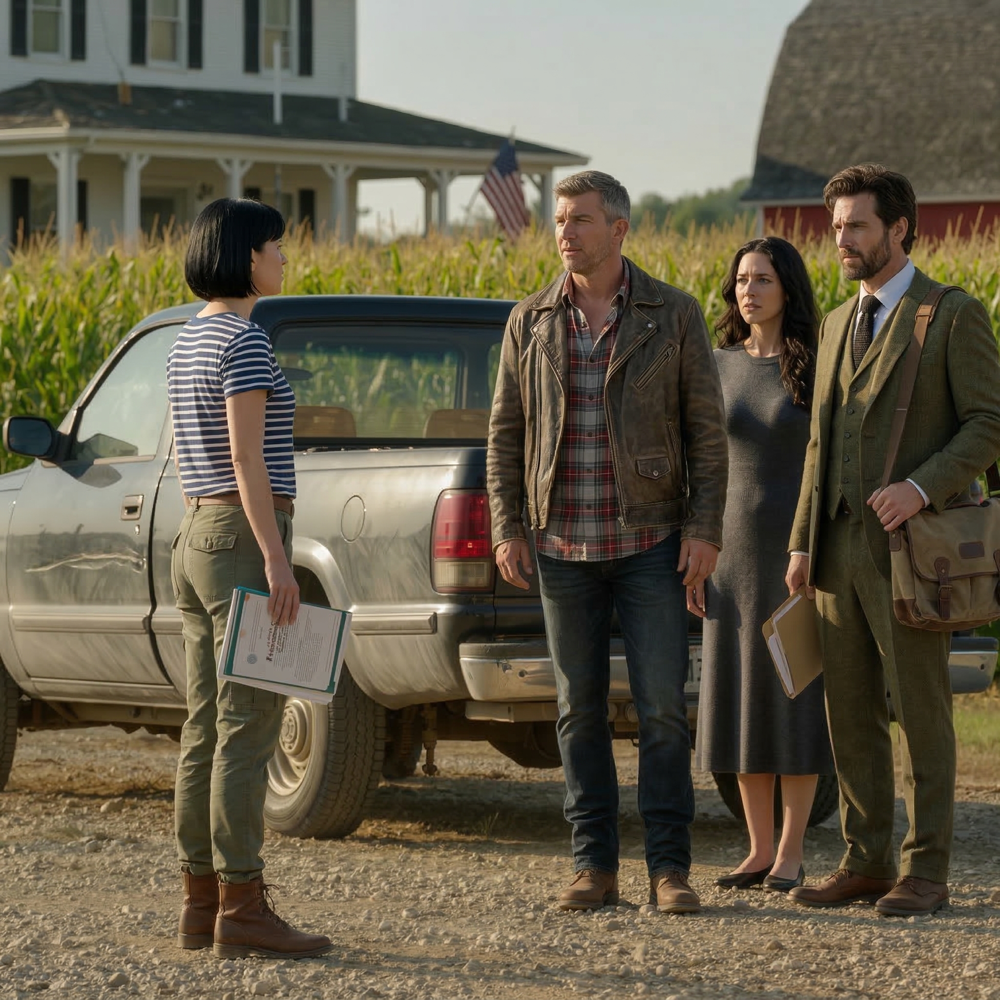 Hadley Carter was thirty-one, and until that morning, she had never seriously believed Carter Ridge Farm could be taken from her. The place had outlived droughts, debts, bad harvests, and three generations of Carters. Her grandfather used to say the land remembered who loved it, and standing there with dust on her boots and wind moving through the corn, she could almost hear him saying it again.