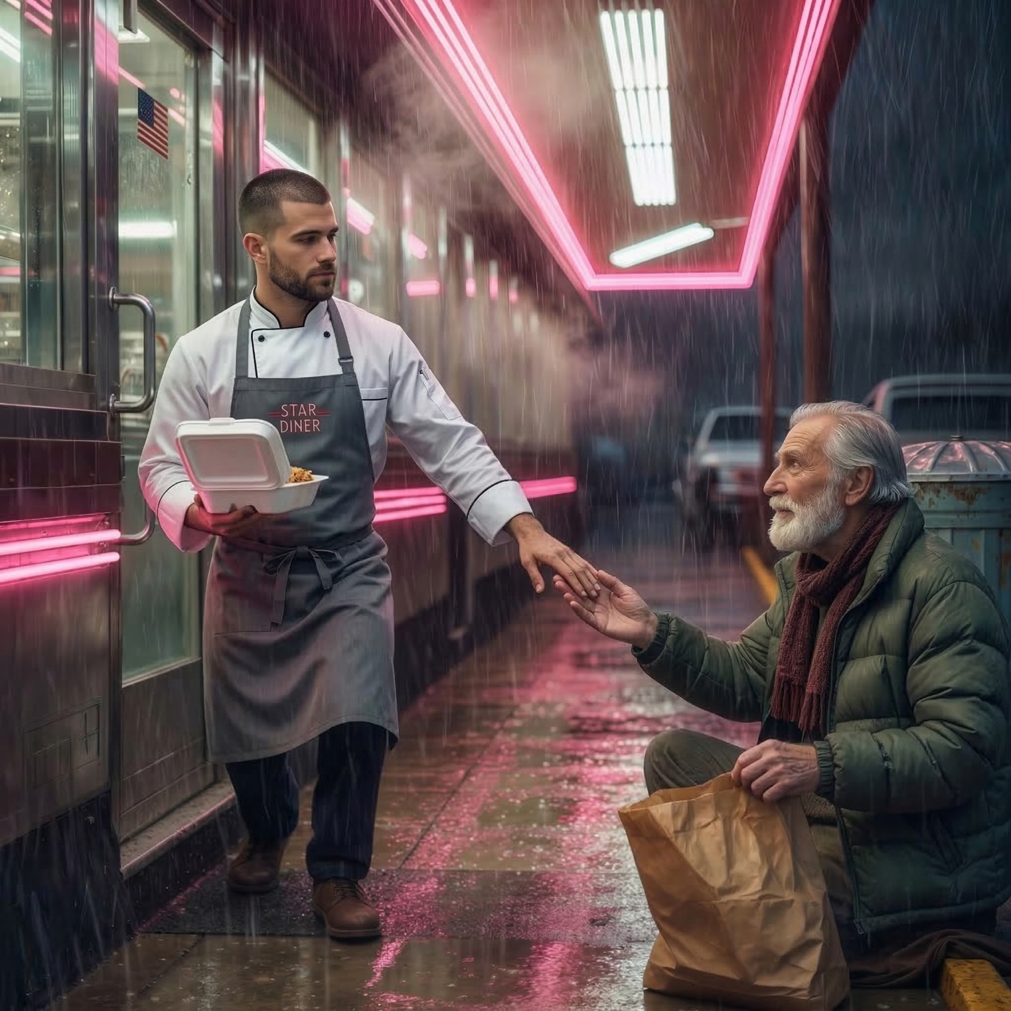 I Brought a Shivering “Homeless Stranger” Home to My Daughter… Then a Crumpled Flyer Turned My Whole Life Sideways