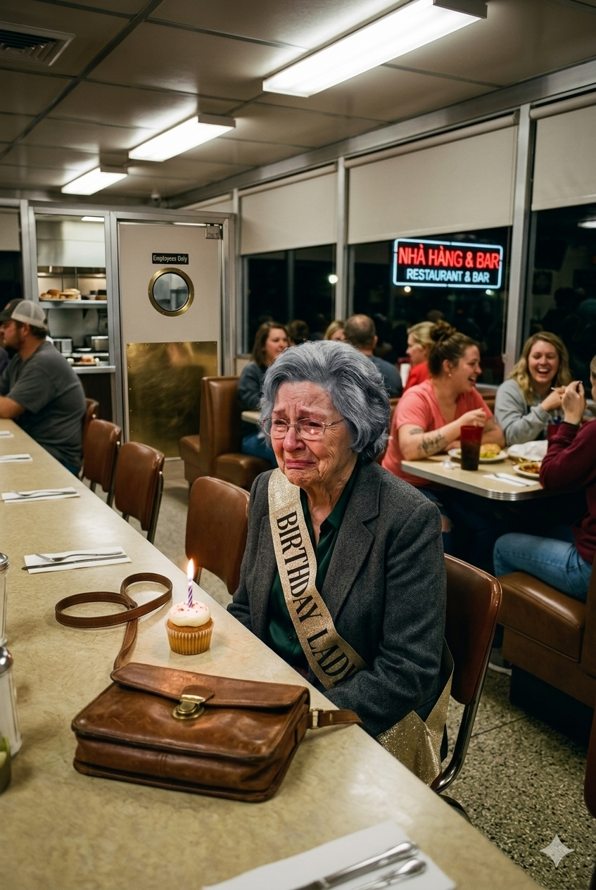 她為80歲生日訂了十個座位——但只有一個陌生人出現，引發了一個病毒式的家庭清算
