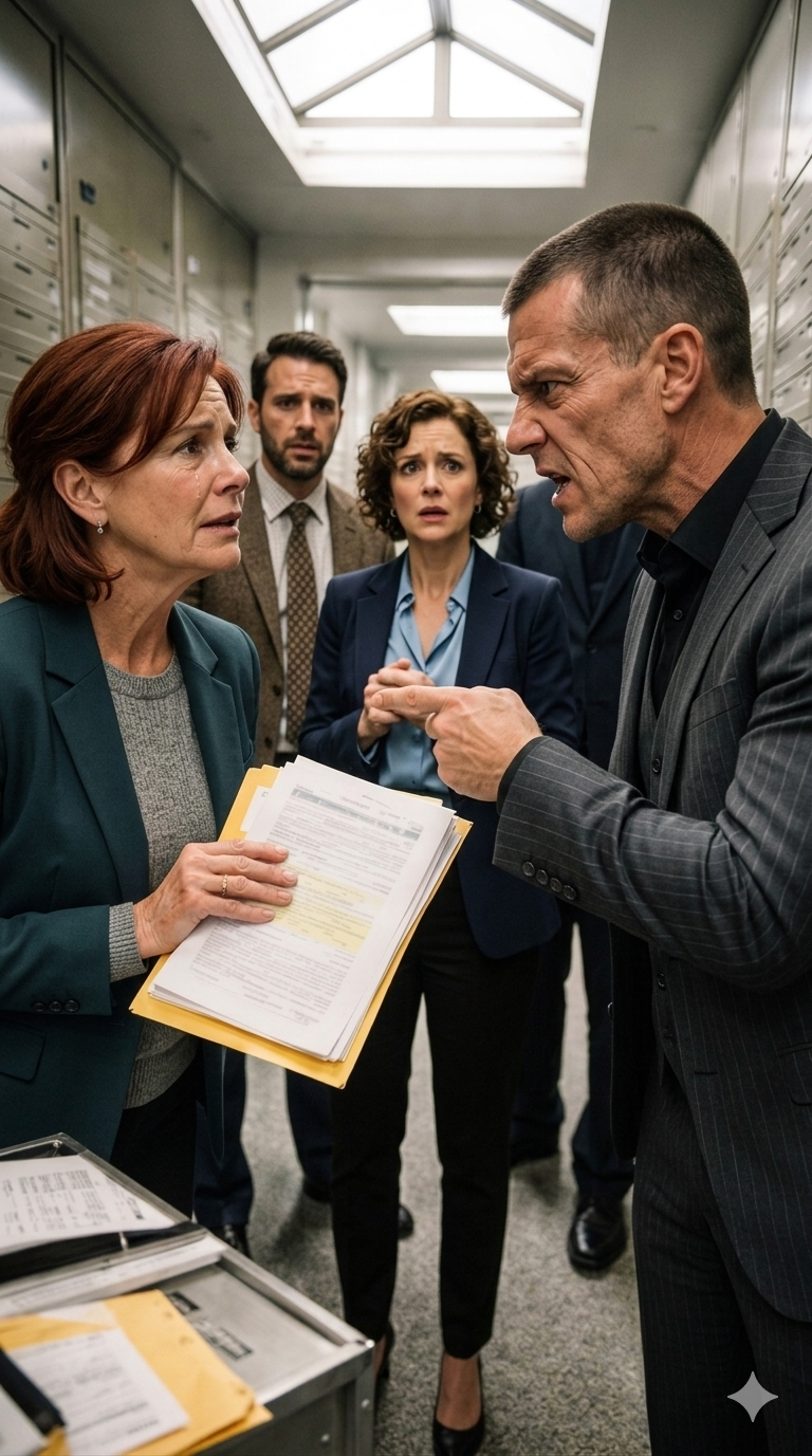 私は娘に、ダウンタウンの貸金庫の中に何が入っているかを決して言わなかった。なぜなら、娘が結婚した男性がそれを探していることを知っていたからだ。すると銀行の支店長が慌てて電話をかけてきた。「奥様、お婿さんが来て、立ち入りを要求しています