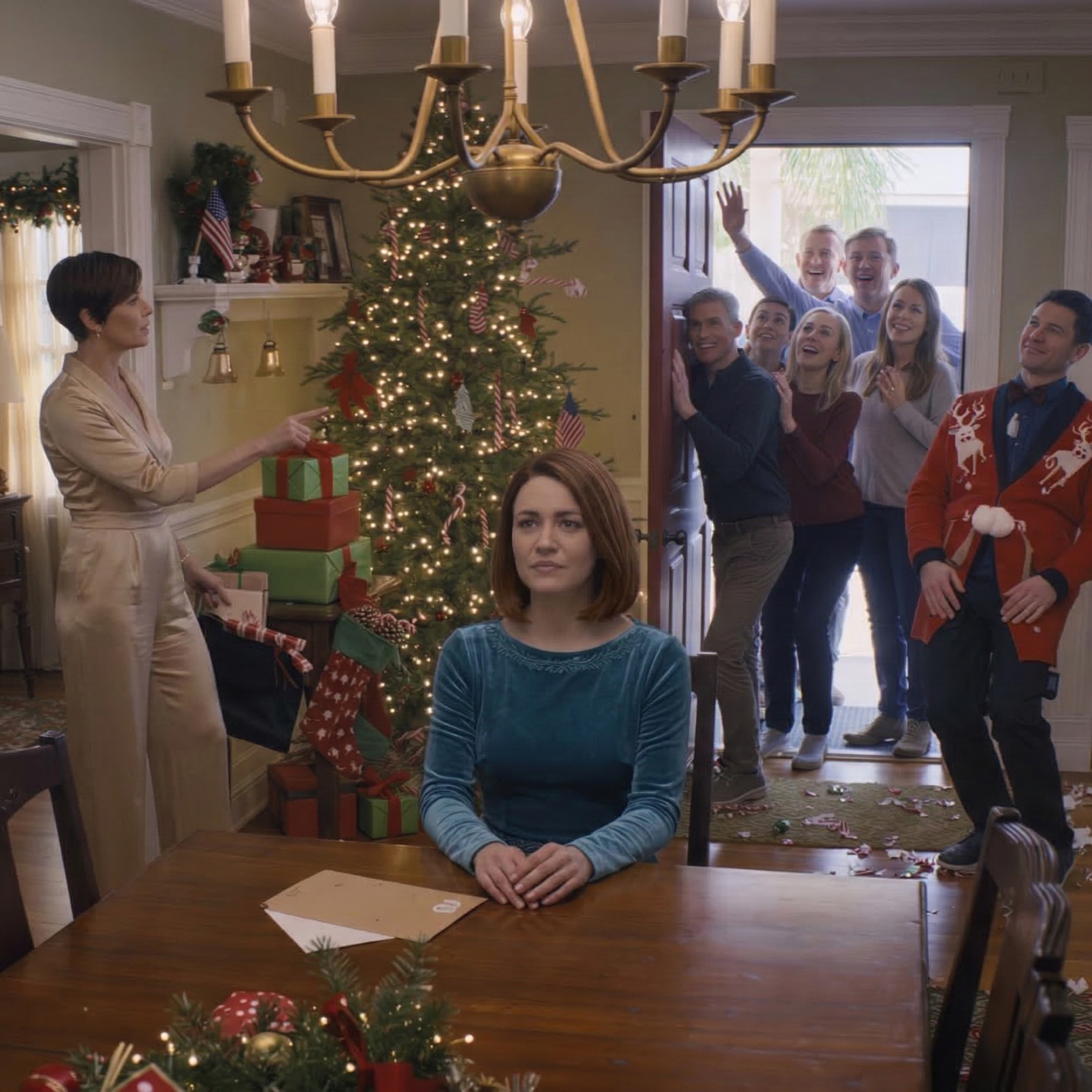 At Christmas dinner, my mother gave presents to everyone, even the neighbors. I got nothing. She said, ‘Be grateful you’re sitting here.’ My uncle gaped and said, ‘Be glad we still remember your name.’ Everyone laughed. I said, ‘Okay.’ Two weeks later, they came to my door, banging and shouting, ‘We need to talk. Open the door… please!’