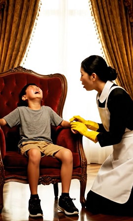 大富豪の息子が突然歩けなくなってしまった…ある家政婦が彼の足の異変に気づくまで。