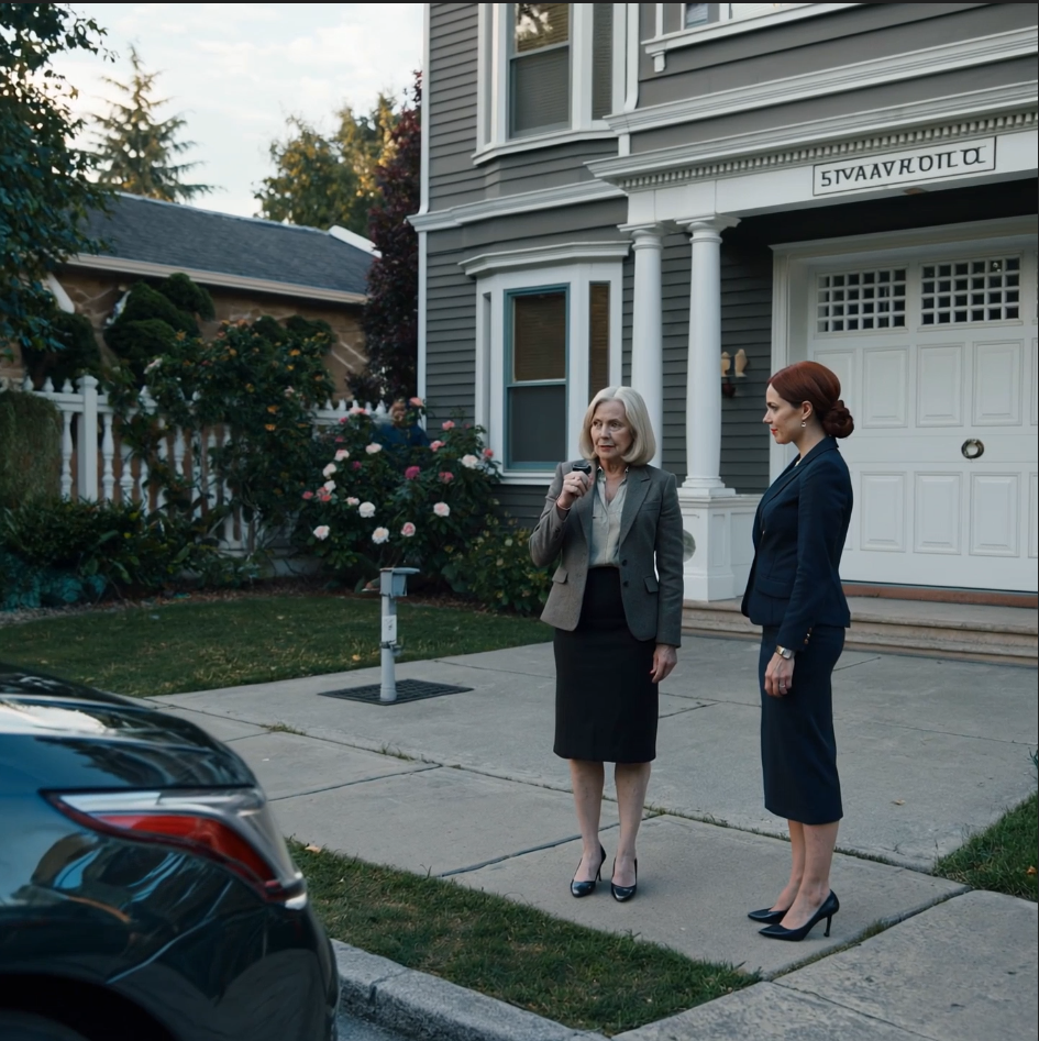 I stood in the driveway with my library tote still hanging from my shoulder, staring at a second lock bolted above the old one on the garage door, and for a moment the whole house felt unfamiliar. The June light was warm on the roses by the fence, the kind of soft Portland afternoon my husband used to love, but nothing about that silver deadbolt felt accidental.