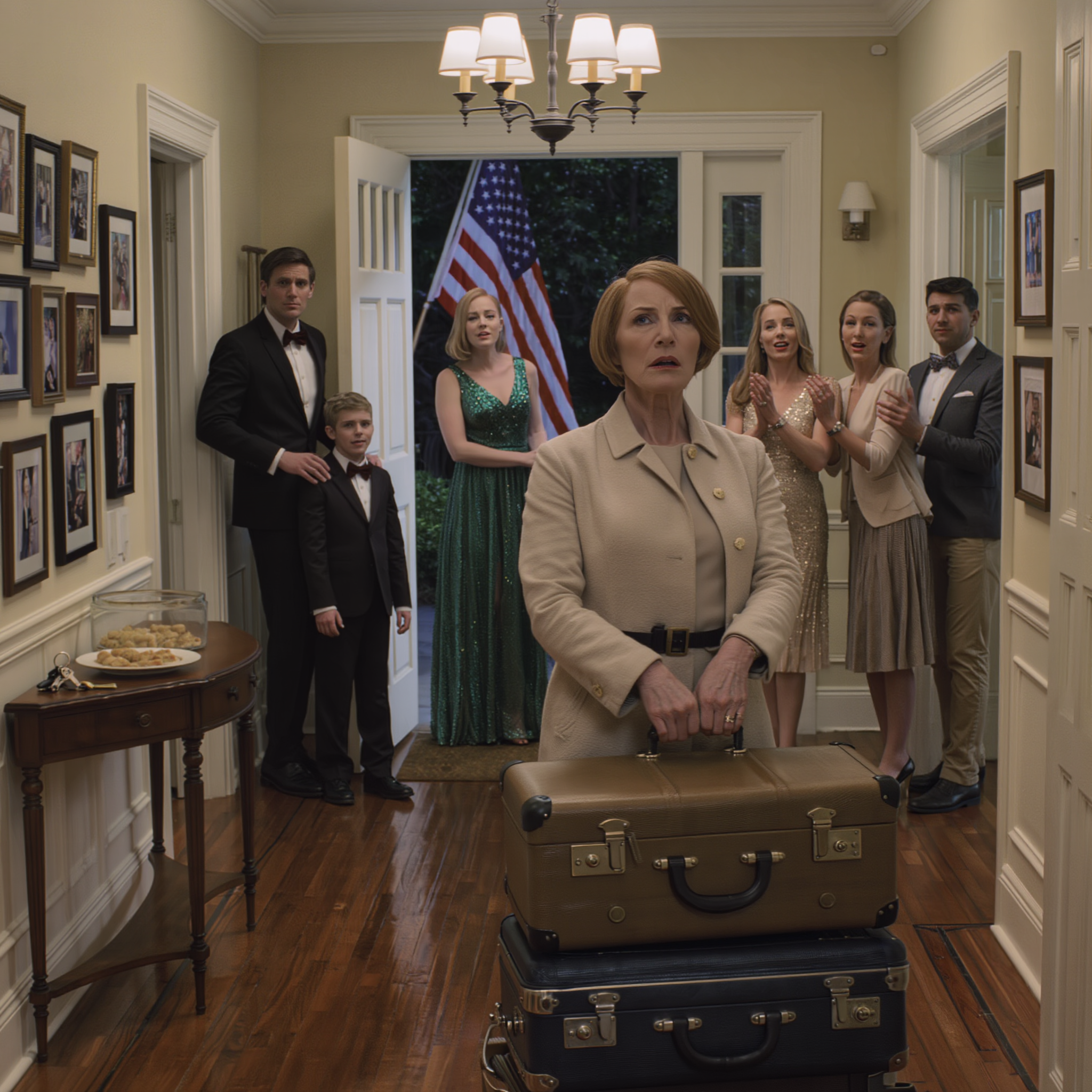 ‘Heat up the leftovers in the refrigerator. Don’t waste them.’ My daughter-in-law got a promotion. She took the whole family out to dinner at a fancy restaurant… except me. I just replied, ‘Okay.’ Then I packed my bags and left. When they got home and opened the door expecting me waiting in the kitchen… what they saw left them speechless.