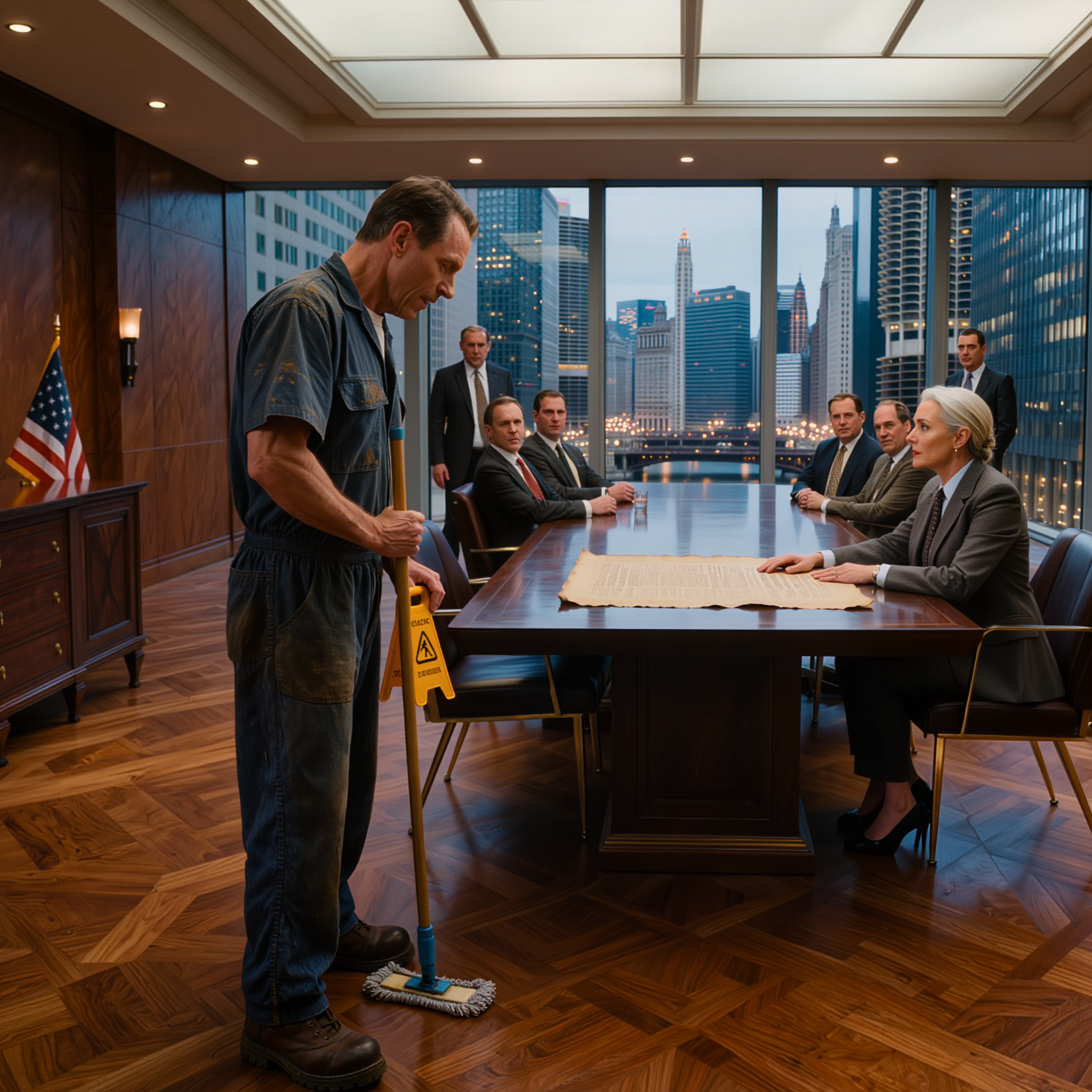 “I’ll pay you $2 million if you can read this document,” the billionaire said as she pushed the 15th-century Latin testament toward the man mopping outside the boardroom; 15 executives laughed, three experts from Harvard, Yale, and Princeton had failed for hours, but when the single father touched the yellowed page and read the first line, she looked back at the Carile name as if she had just heard her ancestor speak.